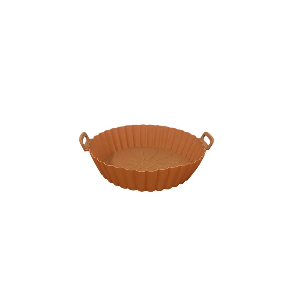 Silicone Air Fryer Basket for Easy Cleanup with Reusable Design