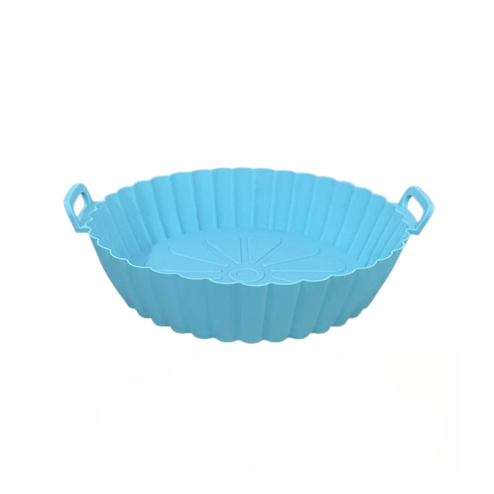 Silicone Air Fryer Basket for Easy Cleanup with Reusable Design