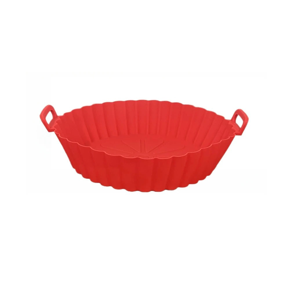 Silicone Air Fryer Basket for Easy Cleanup with Reusable Design